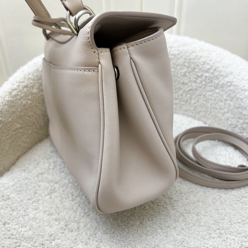 Balenciaga Rodeo Mini in Beige Smooth Calfskin and SHW (Model: 795456)