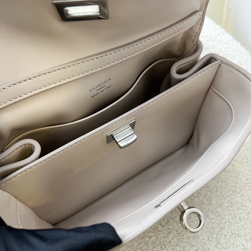 Balenciaga Rodeo Mini in Beige Smooth Calfskin and SHW (Model: 795456)