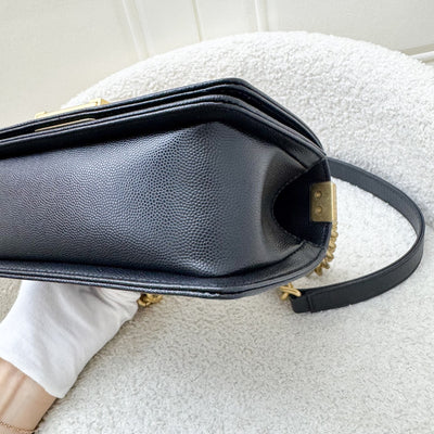 Chanel Small 20cm Boy Flap in Black Caviar and AGHW (Model: A67085)