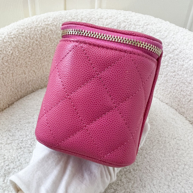 Chanel Small Vanity in Hot Pink Caviar and LGHW