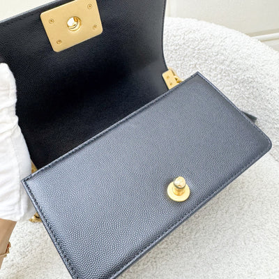 Chanel Small 20cm Boy Flap in Black Caviar and AGHW (Model: A67085)
