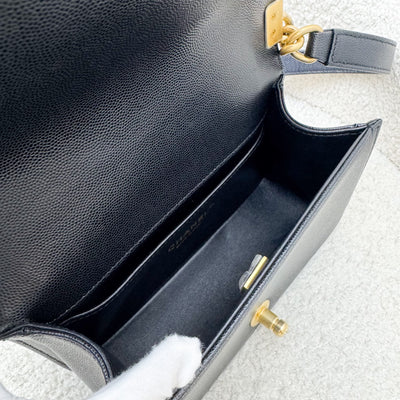 Chanel Small 20cm Boy Flap in Black Caviar and AGHW (Model: A67085)