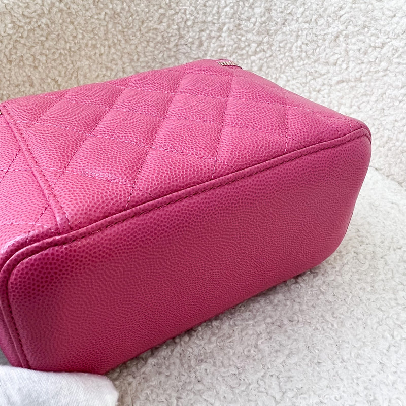 Chanel Small Vanity in Hot Pink Caviar and LGHW