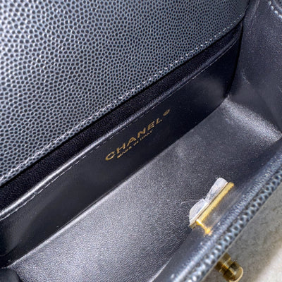Chanel Small 20cm Boy Flap in Black Caviar and AGHW (Model: A67085)