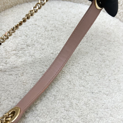 Dior Mini Lady Dior in Blush Pink Lambskin and LGHW (Model: M0505OCAL, Colour: M50P)