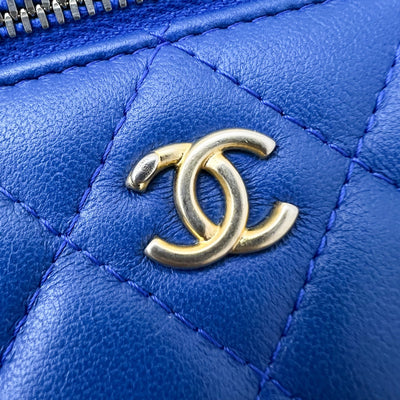 Chanel Pearl Crush Small Vanity in 22B Blue Lambskin and AGHW