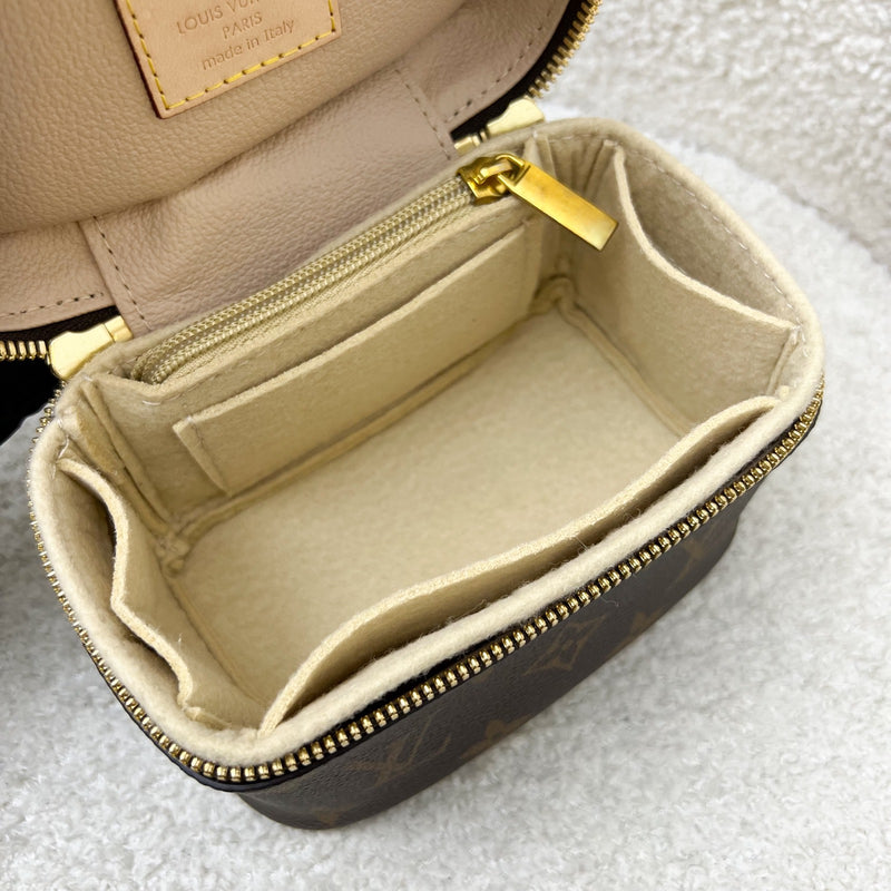 LV Nice Nano Monogram Canvas in GHW (Model: M44936)