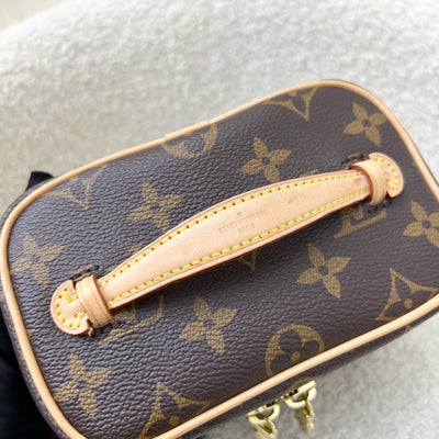 LV Nice Nano Monogram Canvas in GHW (Model: M44936)