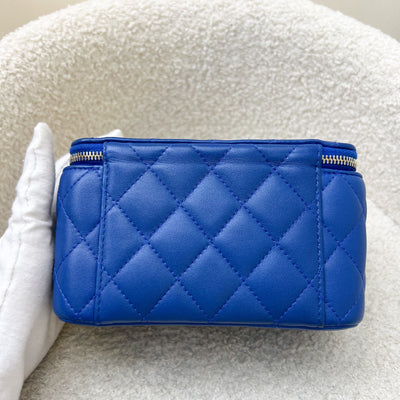 Chanel Pearl Crush Small Vanity in 22B Blue Lambskin and AGHW