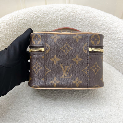 LV Nice Nano Monogram Canvas in GHW (Model: M44936)