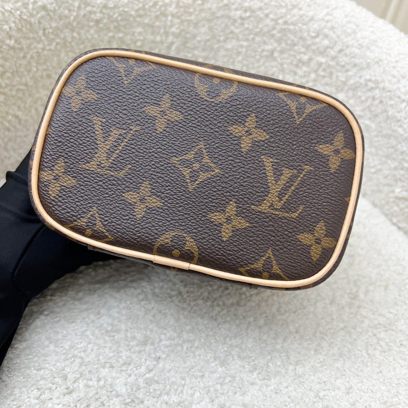 LV Nice Nano Monogram Canvas in GHW (Model: M44936)