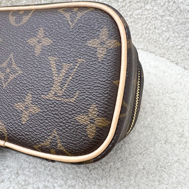 LV Nice Nano Monogram Canvas in GHW (Model: M44936)