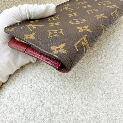 Celine Triomphe Flap Card Holder in Grey Calfskin GHW