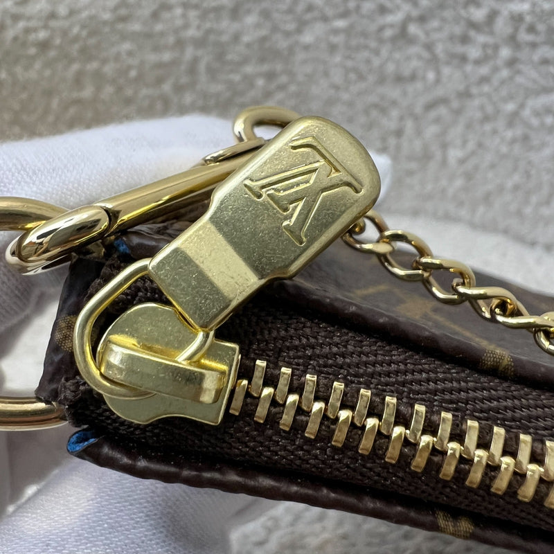 LV Mini Pochette Accessoires Christmas 2019 Vivienne in Venice Monogram Canvas GHW
