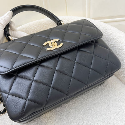 Chanel Trendy CC Small Flap in Black Lambskin and GHW