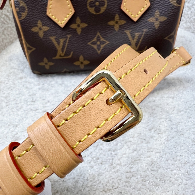 LV Nano Speedy in Monogram Canvas and GHW