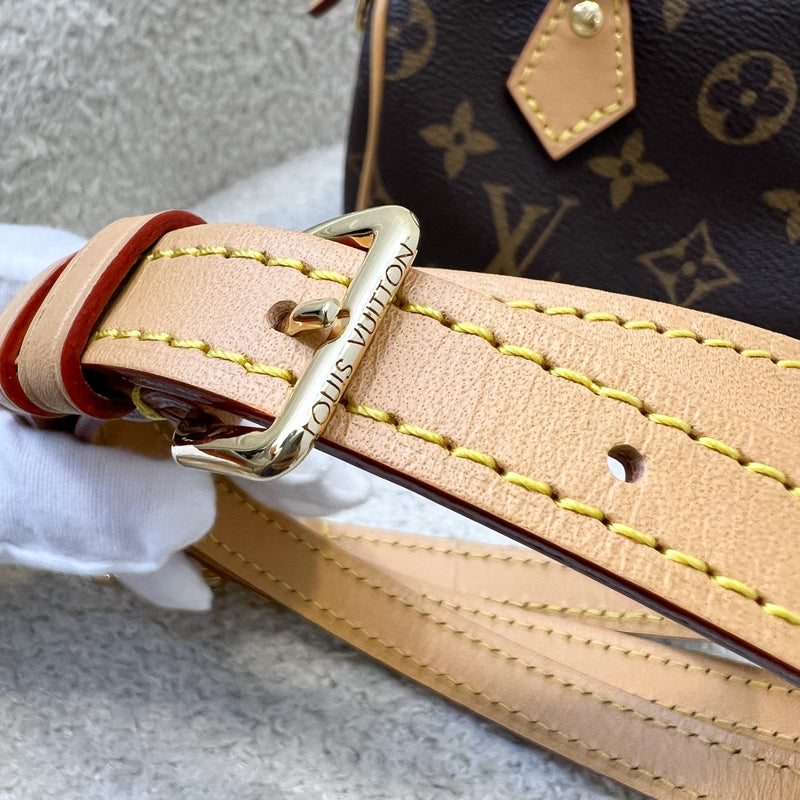 LV Nano Speedy in Monogram Canvas and GHW