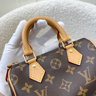 LV Nano Speedy in Monogram Canvas and GHW