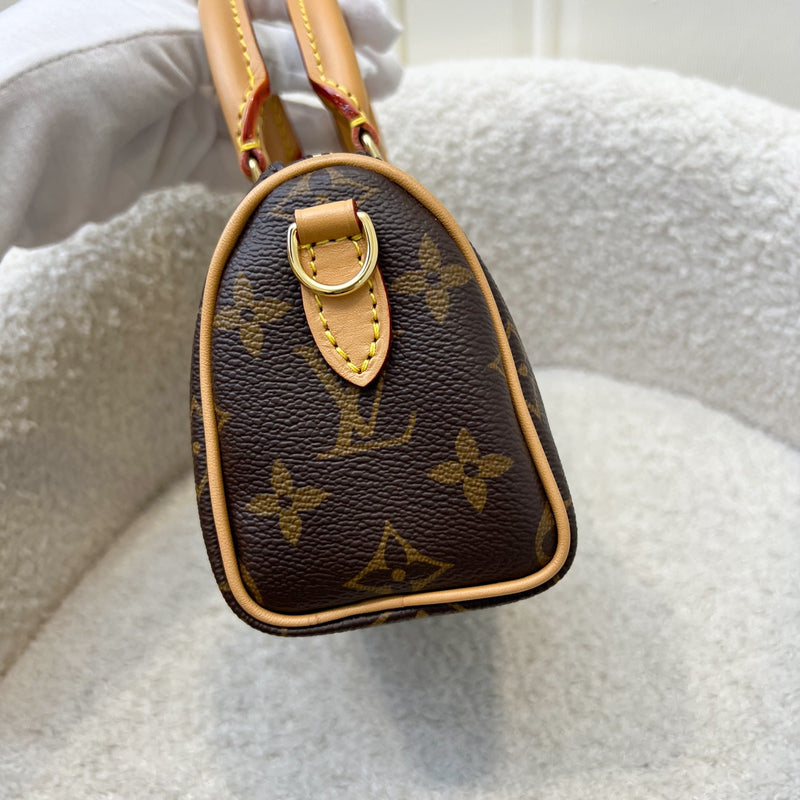 LV Nano Speedy in Monogram Canvas and GHW