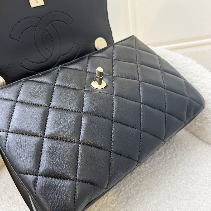 Chanel Trendy CC Small Flap in Black Lambskin and GHW