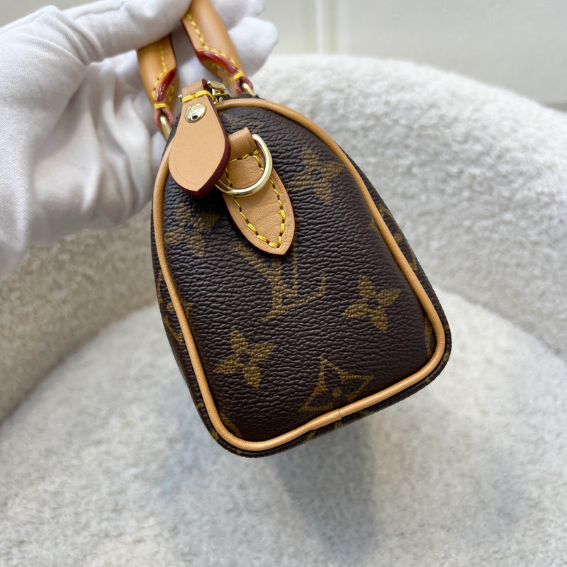 LV Nano Speedy in Monogram Canvas and GHW