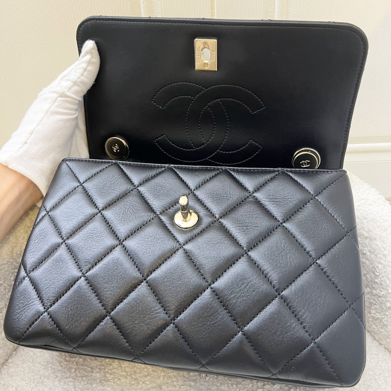 Chanel Trendy CC Small Flap in Black Lambskin and GHW