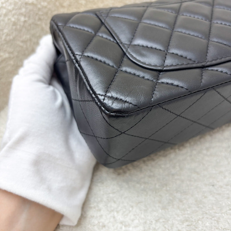 Chanel So Black Classic Mini Rectangle Flap in Black Lambskin and Black HW (Model: A69900)