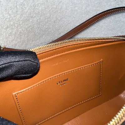 Celine Mini Camera Shoulder Bag in Tan Calfskin and GHW (Model:: 10J583DR8.04LU)