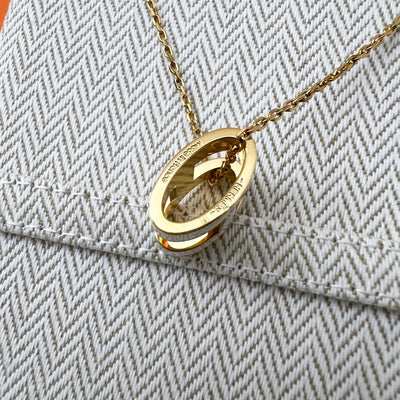 Hermes Pop H Pendant in Blanc White Enamel and GHW