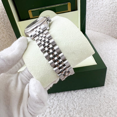Rolex Lady's Datejust (26mm) with Silver Dial and Oystersteel and Stainless Steel Jubilee Link Bracelet (179160)