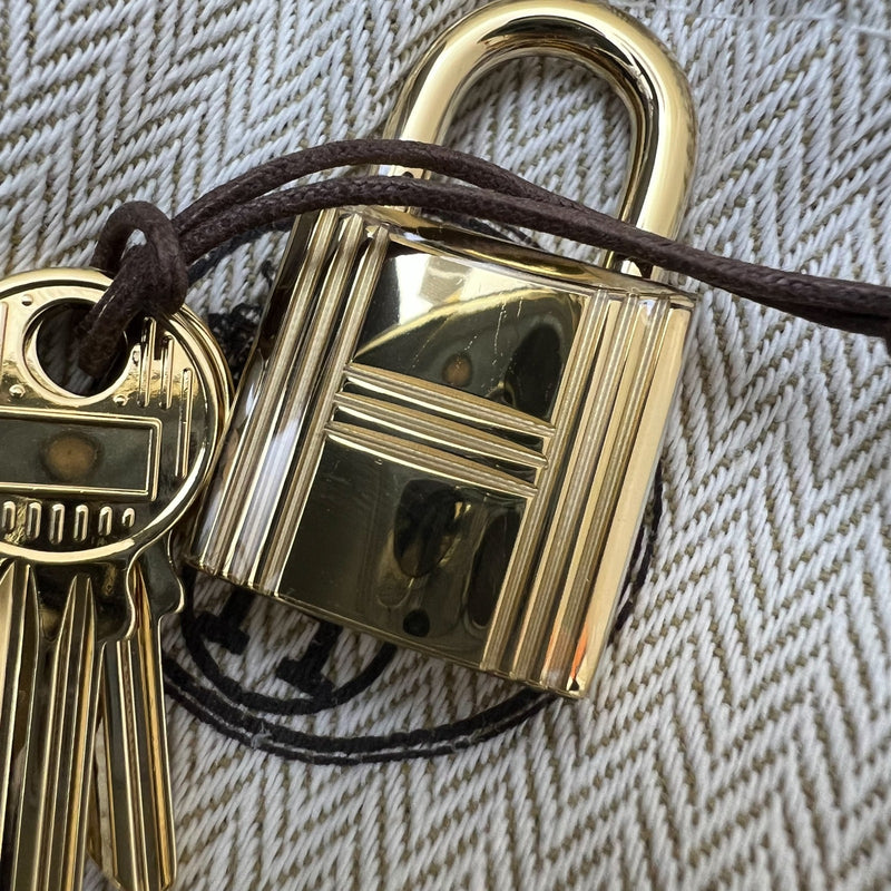 [Local Set - Mar 2025] Hermes Picotin 22 in Gris Panti Clemence Leather and Permabrass HW