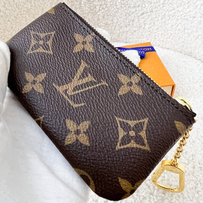 LV Key Cles Pouch in Monogram Canvas GHW