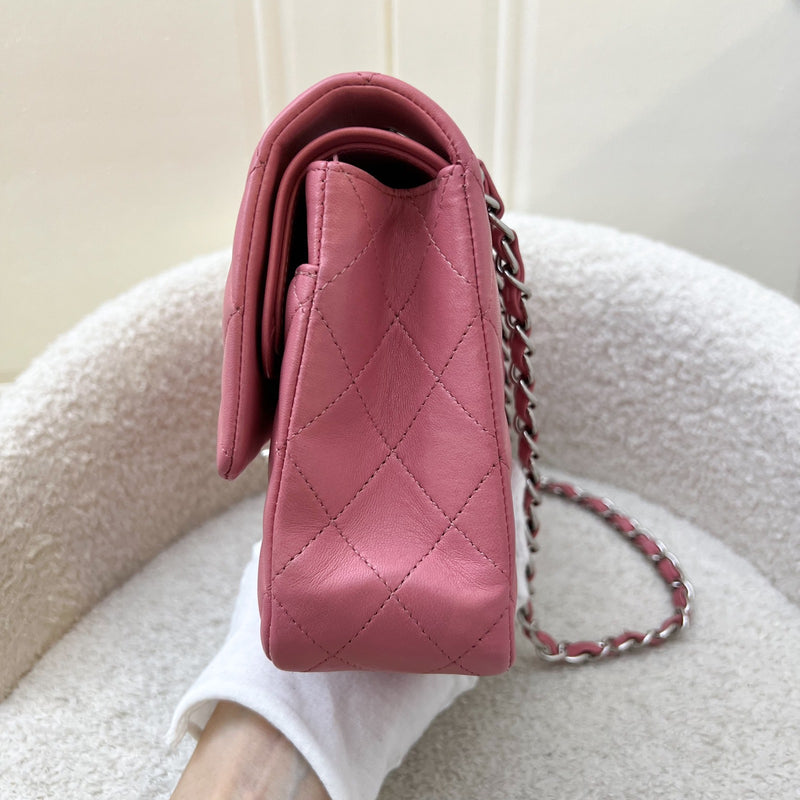 Chanel Medium Classic Flap CF in Pink Lambskin and SHW