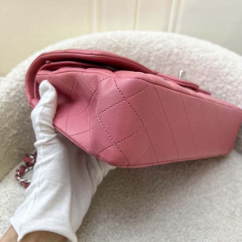 Chanel Medium Classic Flap CF in Pink Lambskin and SHW