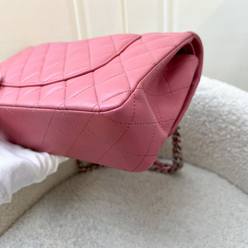 Chanel Medium Classic Flap CF in Pink Lambskin and SHW