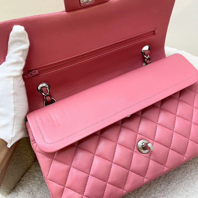 Chanel Medium Classic Flap CF in Pink Lambskin and SHW