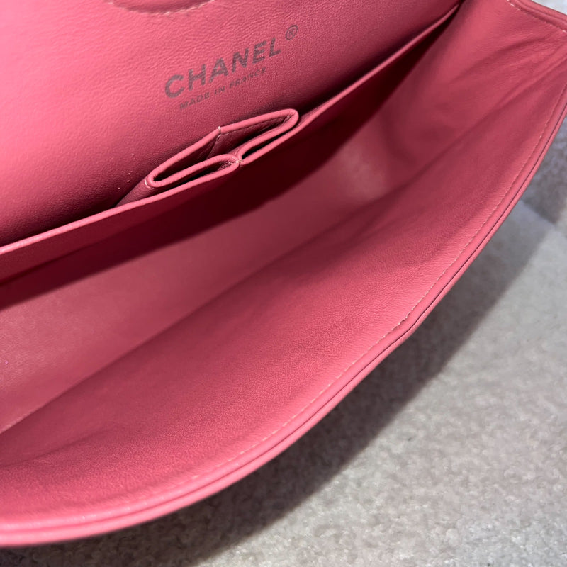 Chanel Medium Classic Flap CF in Pink Lambskin and SHW