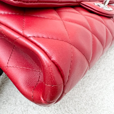 Chanel Classic Timeless Clutch with Chain in Red Lambskin and SHW (Model: A65051)