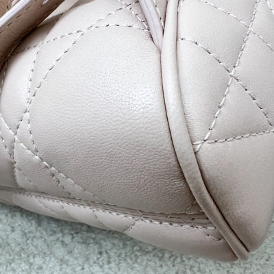 Dior Small Caro Backpack in Powder Pink Lambskin and GHW