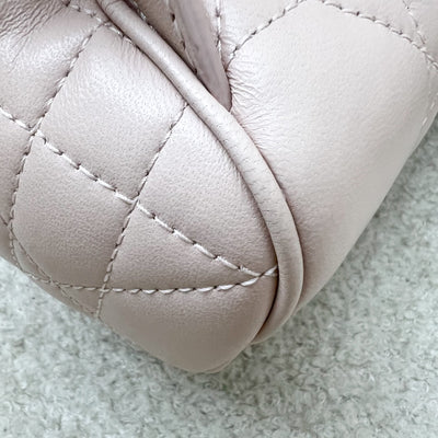 Dior Small Caro Backpack in Powder Pink Lambskin and GHW