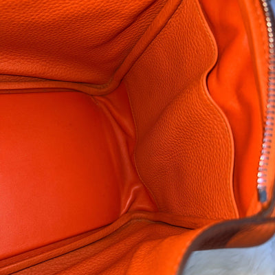 Hermes Lindy 30 in Feu Clemence Leather and PHW