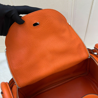 Hermes Lindy 30 in Feu Clemence Leather and PHW