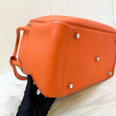 Hermes Lindy 30 in Feu Clemence Leather and PHW