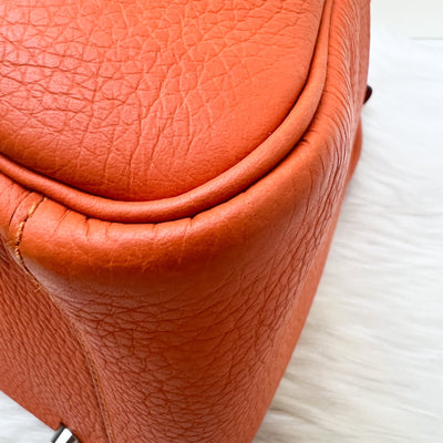 Hermes Lindy 30 in Feu Clemence Leather and PHW
