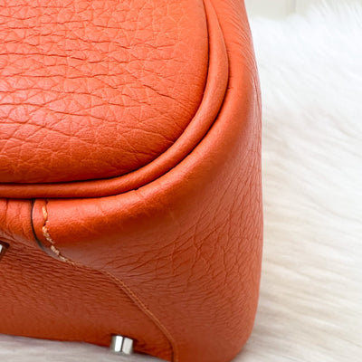 Hermes Lindy 30 in Feu Clemence Leather and PHW