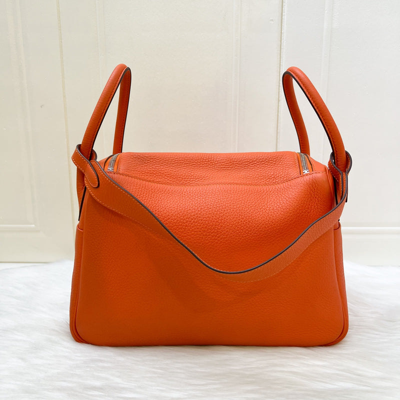Hermes Lindy 30 in Feu Clemence Leather and PHW
