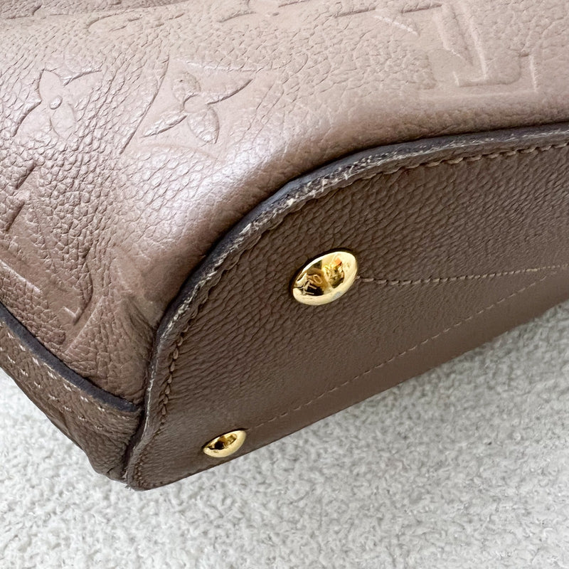 LV Mazarine in Tourterelle Empreinte Leather and GHW