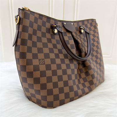 LV Siena GM Bag in Damier Ebene Canvas and GHW