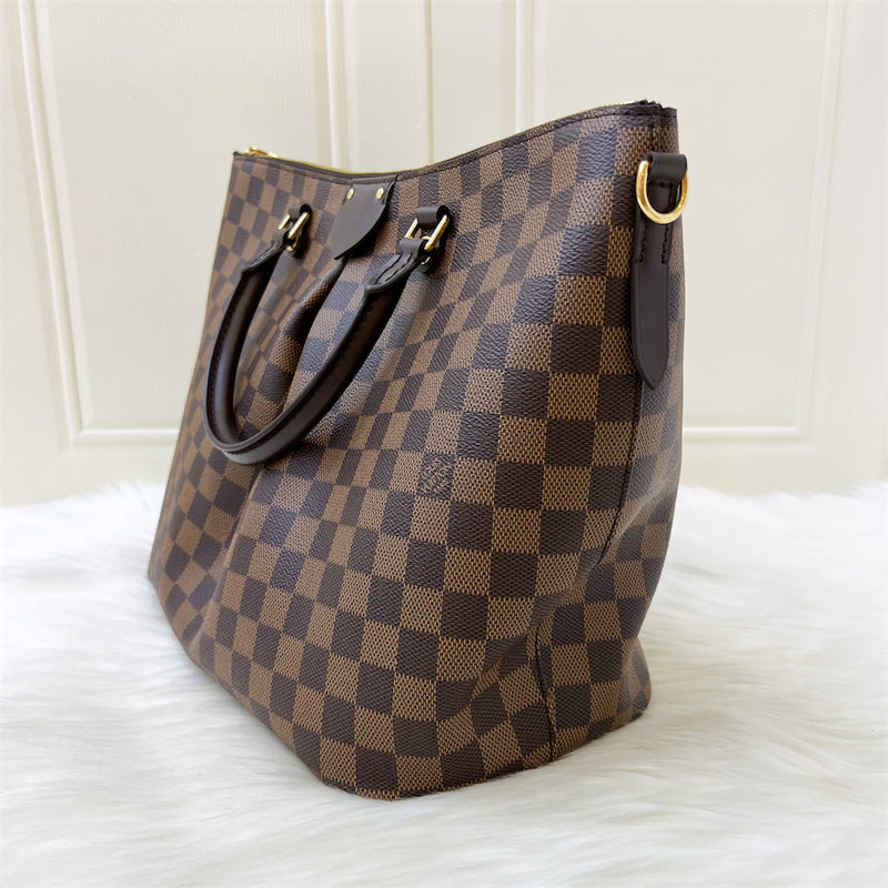 LV Siena GM Bag in Damier Ebene Canvas and GHW