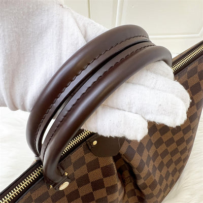 LV Siena GM Bag in Damier Ebene Canvas and GHW